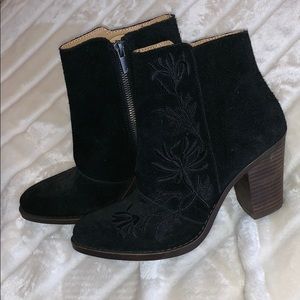 Women’s Lucky Brand Embroidered Bootie